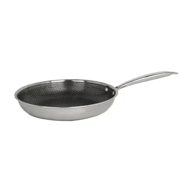Tigaie din Inox, Diametru 24 cm, Interior Antiaderent, Argintiu