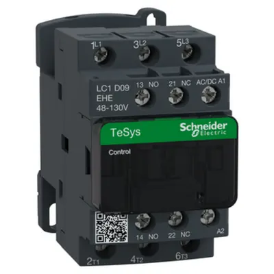 Contactor Tesys D - 3P -= 440 V - 9 A Ac-3 - 48 - 130 V C.A/C.C Bobina