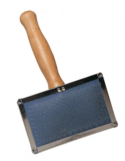 Tesala inox - maner lemn - Marime M - 13x11.5cm