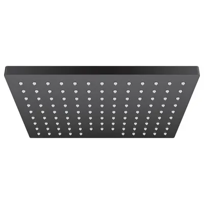 Palarie dus patrata negru mat 1 jet Hansgrohe, Vernis Shape 230