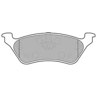 Set placute frana, frana disc DELPHI LP1694