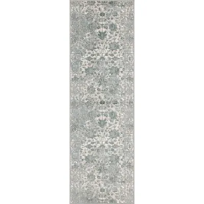 Covor tip traversă albastru prăfuit 80x250 cm Sensi Tris – FD