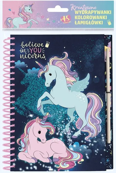 Carnețel creativ Derform Unicorn 13