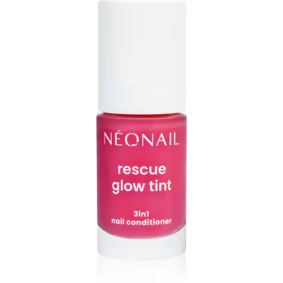 NEONAIL Rescue Glow Tint 3in1 Nail Conditioner lac de unghii pentru ingrijire culoare Magenta Pink 7.2 ml