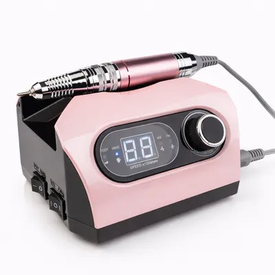 Freză Electrică Profesională Roz, 65W și 35.000 RPM pentru Manichiură și Pedichiură ZS-717