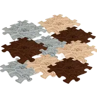 Covoras ortopedic senzorial puzzle Set Roots