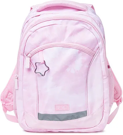 Ghiozdan școlar YOLO Pink Spiral Tie Dye - 2 în 1