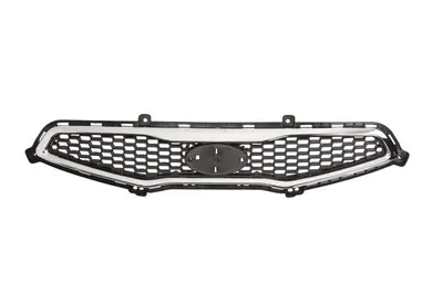 Grila radiator potrivit KIA PICANTO I, PICANTO II 1.0-1.2 2004-2017 pana in 2015 - (5 usi, crom/negru)