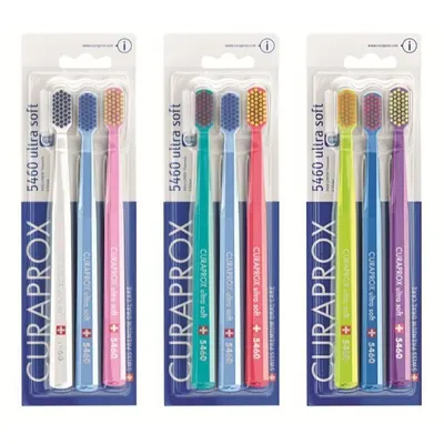 Set periute de dinti Ultra Soft 5460, 3 bucati, Curaprox