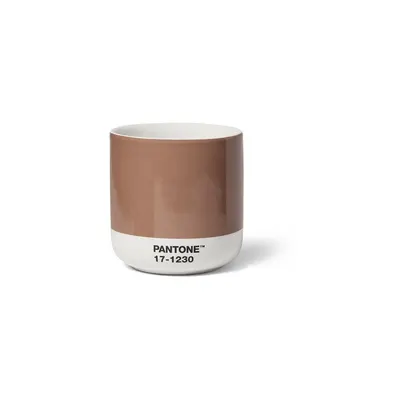 Cană maro deschis din ceramică 175 ml Cortado Mocha Mousse 17-1230 – Pantone