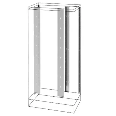 Rear Uprights and Rear Functional Frames - Side Compartment - Qdx 1600 H - 2000mm