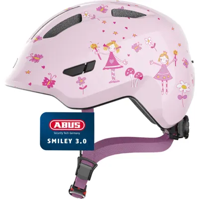 Casca protecție copii ABUS Smiley 3.0 rose princess S (45-50 cm)