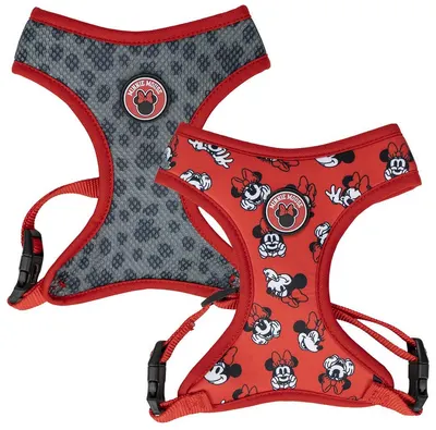 Ham pentru câini Cerda Disney: Mickey Mouse - Minnie Mouse (Red), mărimea XS/S