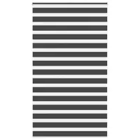 Gossi jaluzea tip zebra neagra latime tesatura 130,9 cm poliester