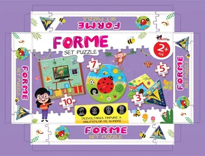 Forme. Puzzle - 25 piese