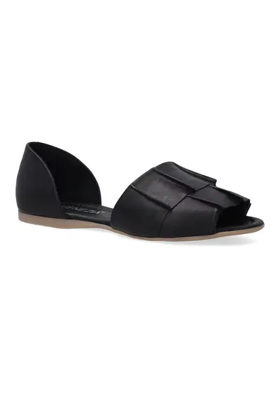 Sandale d'Orsay din piele