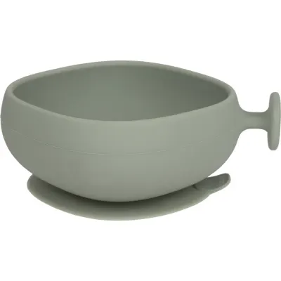 B.Box Silicone Bowl bol din silicon cu capac Green 300 ml