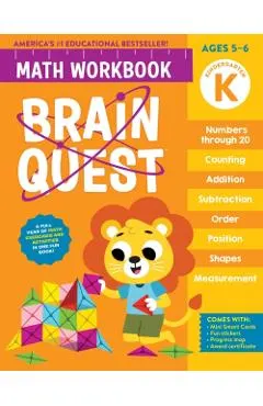 Brain Quest Math Workbook: Kindergarten