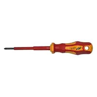 Surubelnita cruce nsurubelnita cruce galben-rosu VDE 1000V - No 1 - L:80mm