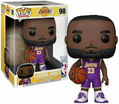 Figurina - Los Angeles Lakers - LeBron James - Purple Jersey