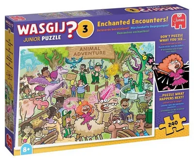 Puzzle-joc Jumbo de 240 piese - Întâlniri magice