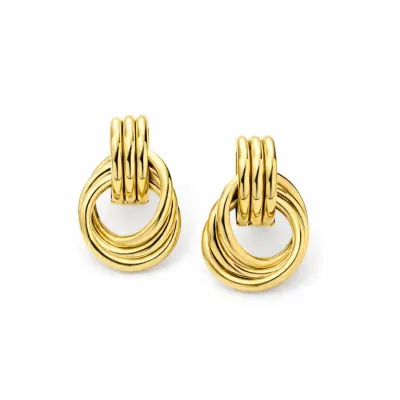 Cercei Unique Placati cu Aur 18k