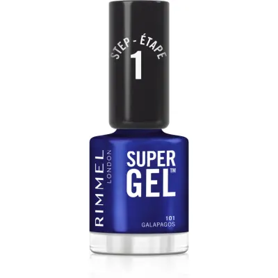 Rimmel Super Gel gel de unghii fara utilizarea UV sau lampa LED culoare 101 Galapagos 12 ml