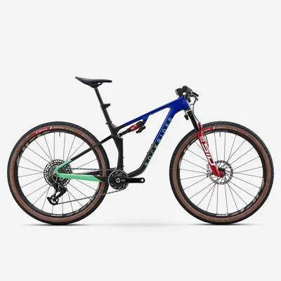 Bicicletă MTB suspensie integrală XC 29" cadru carbon RACE 940 S PRO TEAM Roșu
