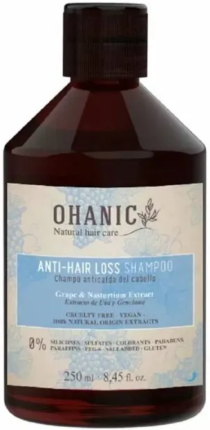Ohanic Anti Hair-Loss Șampon împotriva căderii părului, 250 ml