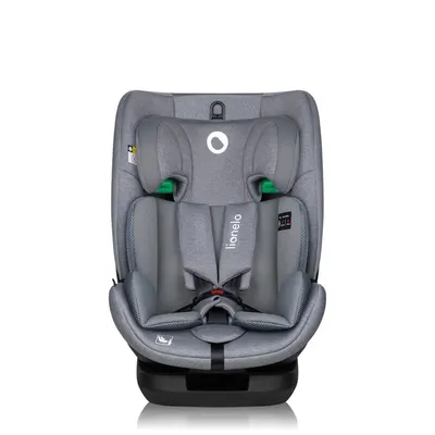 Scaun auto Lionelo Lavender I-size Isofix cu centura TopTether Gri