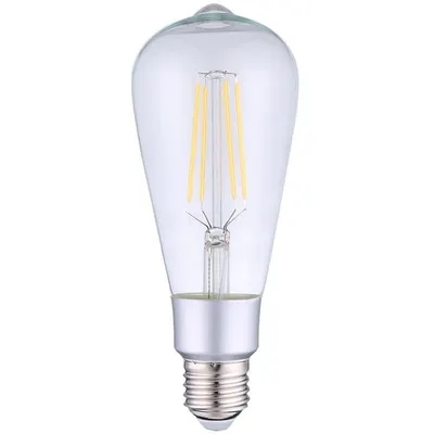 Bec inteligent Shelly Vintage ST64, Dimmer, Wi-Fi, E27, 7W, 750 LM, control aplicatie, Amazon Alexa si Google Assistant 3800235262115