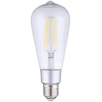 Bec inteligent Shelly Vintage ST64, Dimmer, Wi-Fi, E27, 7W, 750 LM, control aplicatie, Amazon Alexa si Google Assistant 3800235262115