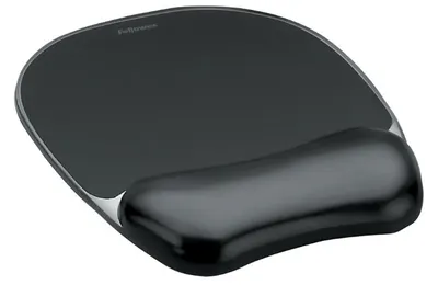 Mouse pad cu suport pentru încheietura mâinii Fellowes - negru