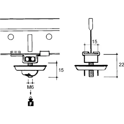 T-Clamp cu racord filetat JH-15SW