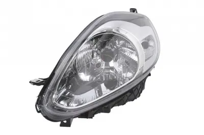 Far fata stanga (halogen, H4 PY21W W5W, electric, cu motor, culoare interior: cromat) potrivit ABARTH PUNTO, PUNTO EVO; FIAT PUNTO, PUNTO EVO, PUNTO EVO HATCHBACK, PUNTO HATCHBACK 01.09