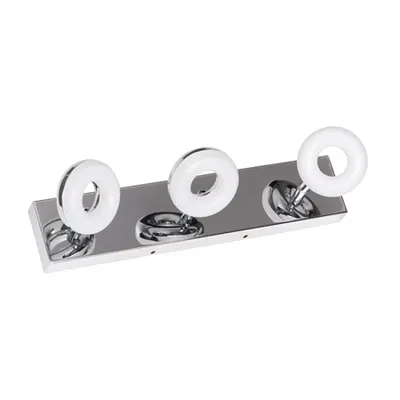 CORP DE ILUMINAT LED PENTRU BAIE, 3x5W, 4200K, lumina neutra, corp CROMAT, reglabil, IP44