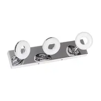 CORP DE ILUMINAT LED PENTRU BAIE, 3x5W, 4200K, lumina neutra, corp CROMAT, reglabil, IP44