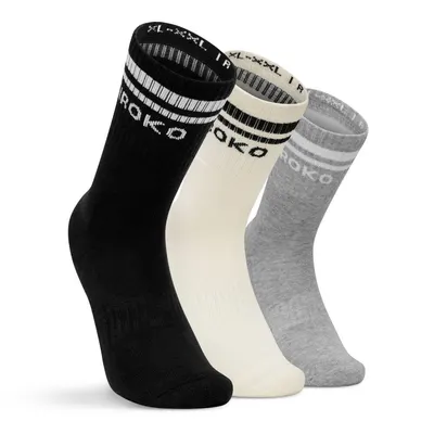 Șosete sportive, pachet de 3 perechi Tribe Negru