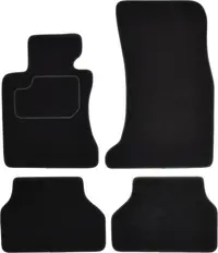 Covorase auto (set, velur, 4 bucati, culoare negru) BMW Seria 5 (E60) intre 2001-2010