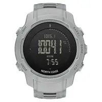 Ceas sport digital NORTH EDGE Vertico, fibra de carbon, cadran negru, altimetru, barometru, busola, termometru, pedometru, rezistent la apa 50M