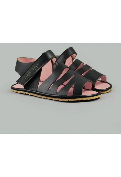 Sandale Barefoot din piele naturala - Daylla - Negru - Negru