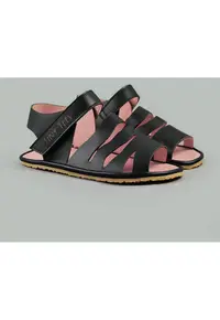 Sandale Barefoot din piele naturala - Daylla - Negru - Negru