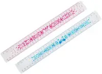 Rigla Maped - Study Fancy, incasabila, 30 cm, sortiment