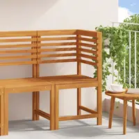 Scaun de gradina coltar din lemn solid de acacia Gossi