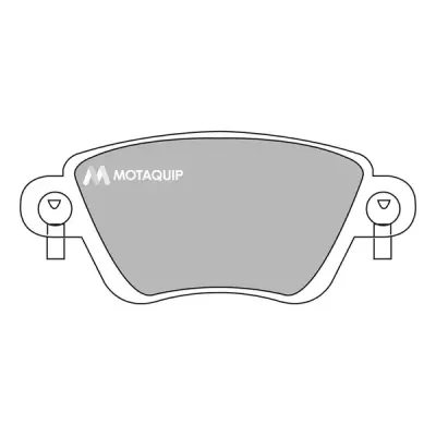 Set placute frana, frana disc MOTAQUIP LVXL997