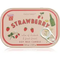 Paddywax Bistro Tin Strawberry lumânare parfumată în placă 127 g