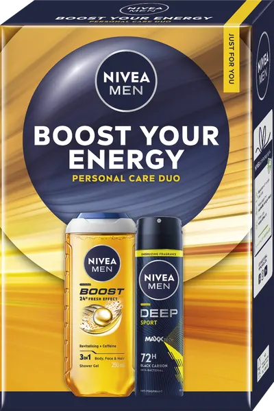 Set cadou Boost Your Energy, 1 bucata, Nivea