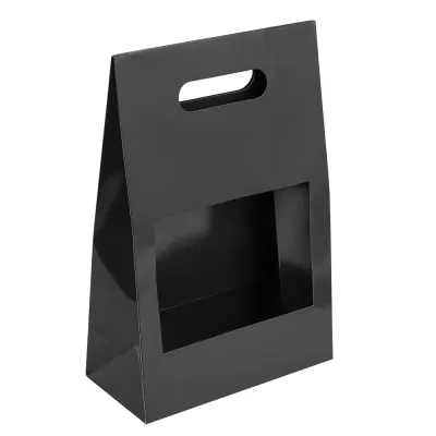 Cutii cu fereastră și mâner - negru (set 5 buc) - Default Title