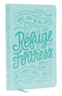 Nkjv, Thinline Youth Edition Bible, Verse Art Cover Collection, Leathersoft, Teal, Red Letter, Comfort Print: Holy Bible, New King James Version