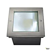 DASAR LED patrat incastrat podea, 28W, 4000K, Inox